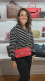 Chanel Matelasse Chain Red Lamb Skin Shoulder Bag - G0065