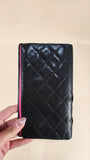 Chanel Cambon Black Quilted Leather Flap Wallet - 2946