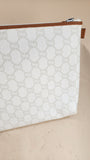 Gucci Plus GG White Canvas Clutch  - 3041
