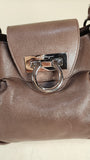 Salvatore Ferragamo Brown Leather Shoulder Bag - G0644