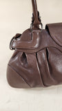 Salvatore Ferragamo Brown Leather Shoulder Bag - G0644