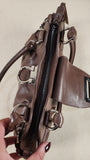 Salvatore Ferragamo Brown Leather Shoulder Bag - G0644