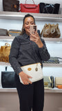 Gucci Plus GG White Canvas Clutch  - 3041