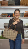 Gucci GG Beige/Brown Canvas Tote - 3052
