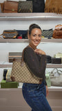 Gucci GG Beige/Brown Canvas Tote - 3052