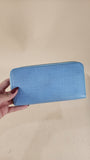 Loewe Blue Leather Long Zippy Wallet - G0072