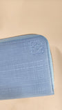 Loewe Blue Leather Long Zippy Wallet - G0072
