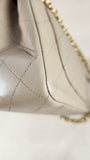 Chanel Matelasse Beige Lambskin Chain Shoulder Bag - 3086