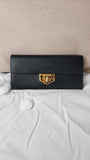 Prada Black Saffiano Leather Long Wallet - G0099