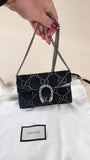 Gucci Dark Teal Velvet GG Dionysus Mini Shoulder Bag - 3144