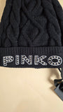 Pinko Black Knit Beanie - G0154