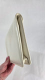 Celine White Leather Envelope Clutch - 2933