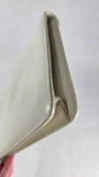 Celine White Leather Envelope Clutch - 2933