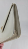Celine White Leather Envelope Clutch - 2933