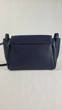 Longchamp Navy Leather/Suede Shoulder Bag - G0147