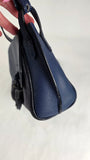 Longchamp Navy Leather/Suede Shoulder Bag - G0147