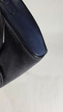Longchamp Navy Leather/Suede Shoulder Bag - G0147
