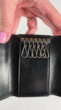 Cartier Black Patent Leather 6 Ring Key Holder - G0153