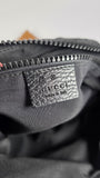 Gucci GG Guccissima Web Black Canvas Messenger Bag - G0255