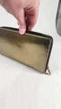 Celine Gold Metallic Long Wallet - G0249