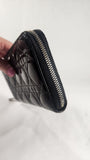 Christian Dior Black Patent Leather Canage Wallet - 3188
