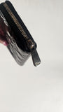 Christian Dior Black Patent Leather Canage Wallet - 3188
