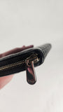 Christian Dior Black Patent Leather Canage Wallet - 3188