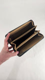 Christian Dior Black Patent Leather Canage Wallet - 3188