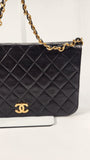 Chanel Matelasse Chain Black Lambskin Shoulder Bag - 3215