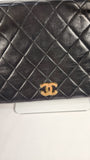 Chanel Matelasse Chain Black Lambskin Shoulder Bag - 3215