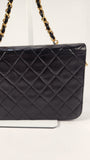 Chanel Matelasse Chain Black Lambskin Shoulder Bag - 3215