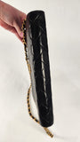Chanel Matelasse Chain Black Lambskin Shoulder Bag - 3215