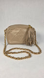 Chanel Beige Lambskin Mini Camera Bag - 3147