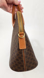 Celine Brown Macadam Handbag - 3228