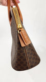 Celine Brown Macadam Handbag - 3228