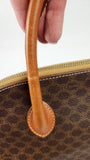 Celine Brown Macadam Handbag - 3228