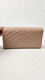 YSL Pink V Stitch Leather Wallet - 3209