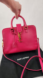 YSL Pink Leather 2way Hand/Shoulder Bag - 3239