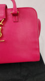 YSL Pink Leather 2way Hand/Shoulder Bag - 3239