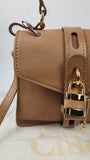 Chloe Beige Leather Abbey Smallday 2way Bag - 3243