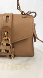 Chloe Beige Leather Abbey Smallday 2way Bag - 3243