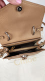 Chloe Beige Leather Abbey Smallday 2way Bag - 3243