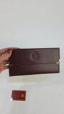 Cartier Burgandy Leather Long Wallet - 3304