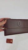 Cartier Burgandy Leather Long Wallet - 3304