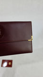Cartier Burgandy Leather Long Wallet - 3304