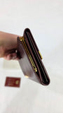 Cartier Burgandy Leather Long Wallet - 3304