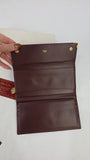 Cartier Burgandy Leather Long Wallet - 3304