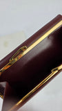 Cartier Burgandy Leather Long Wallet - 3304