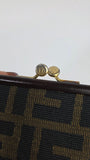 Fendi Zucca Canvas Kisslock Pouch - 3310
