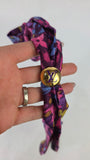 Louis Vuitton Multicolor Purple Bandeau and Ring- 3316